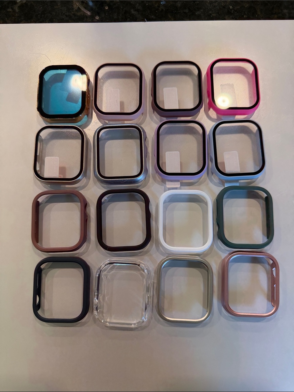 Protective Square Smartwatch Case Covers - Assorted Colors